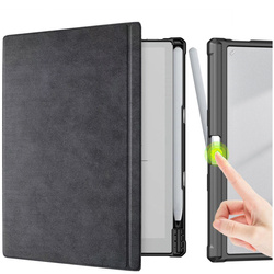 Puzdro Smart na Onyx Boox Go 10.3 s miestom na stylus s klapkou wake up, čierne - ochranné