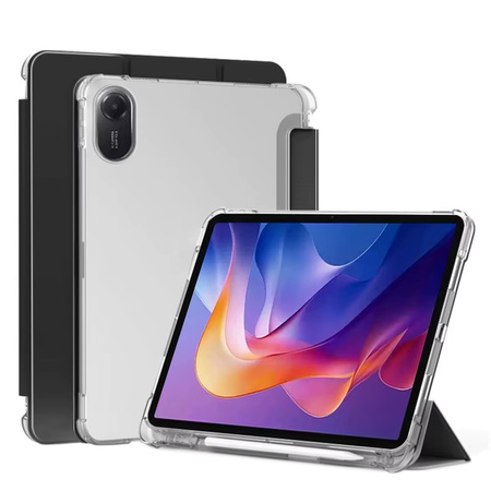 Puzdro na Xiaomi Redmi Pad 2 11 2025 priehľadné s miestom na stylus / Redmi Pad 2 11 2025 - ochranné so stojanom