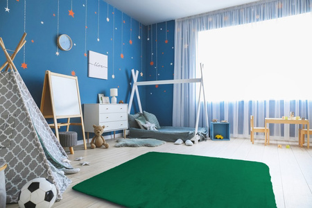 Room rug Rabbit Strado 140x200 BottleGreen (Green)