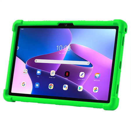 Puzdro Armor na Lenovo Tab 10.1 2025 / XU, zelené - ochranné so stojanom