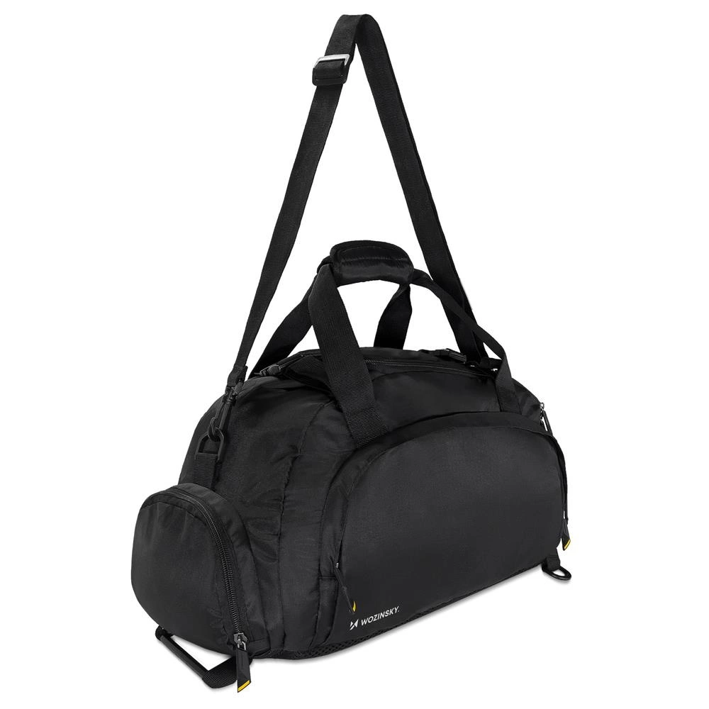 Wozinsky sports bag backpack hand luggage bag 40x20x25 cm for plane black  (WSB-B01)