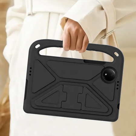 Puzdro pancierové FunColor na Xiaomi Redmi Pad SE 8.7 2024, čierne - ochranné so stojanom