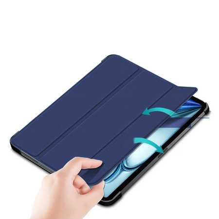 Etui Smart Case pokrowiec obudowa do iPad Air 13 Gen 6 2024 A2903 A2904, granatowe