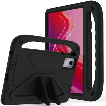 Puzdro Pancierové s držiakom na Lenovo Tab M11 10.95 / Tab M11, čierne - ochranné so stojanom