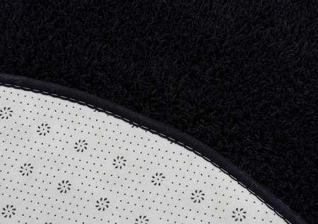 Alpaca Strado 300x300 round carpet - AlpaBlack