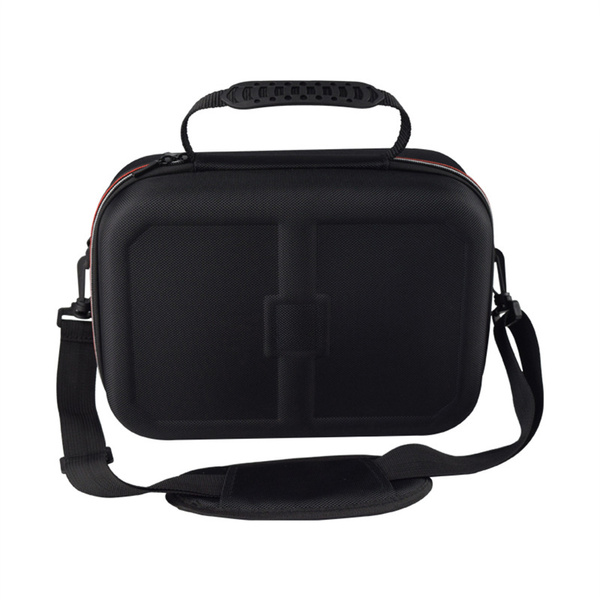 Etui podróżne walizka torba do Nintendo Switch 1, czarne- ochronne z podstawką, dostęp do portów i przycisków