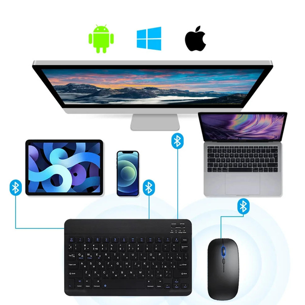 Etui z klawiaturą do Galaxy Tab S10 Lite 10.9" SM-X406 SM-X400 2025 ochronne czarne