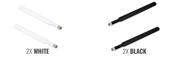 2x Anténa zosilňovač signálu LTE na router Huawei B593 E5186 B525, čierny