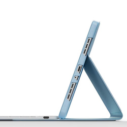 Bluetooth touchpad keyboard case for iPad Pro 13 Gen5 (Blue)