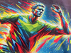 Koberec herný 3D Football 100x150 cm - moderný 3D vzor do izby hráča