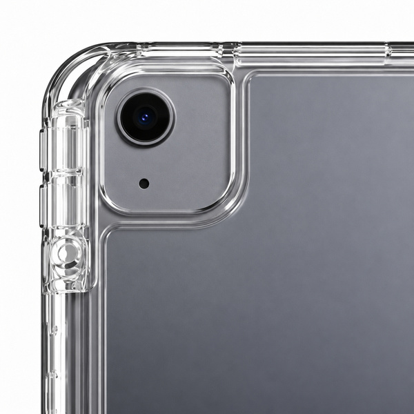 Etui Hard Crystal do Apple iPad Air 13 M4 M3 M2 2026/ 25/ 24 gen 8/ 7 z klapką - fioletowe