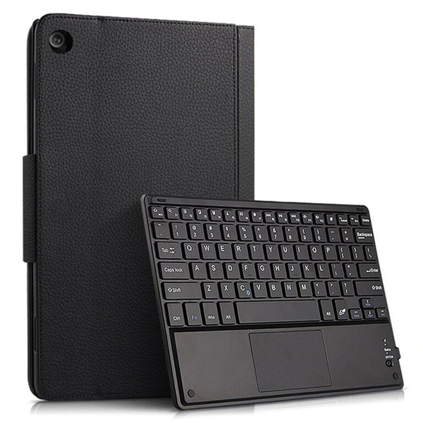 Puzdro s klávesnicou Bluetooth na Lenovo M10 Gen.2 / Lenovo M10 Gen.2 L / M10 Gen.2 X306, čierne - ochranné