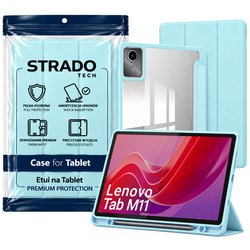 Puzdro Crystal case na Lenovo Tab M11 10.95 11 / 11 TB330, modré - ochranné so stojanom