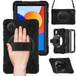Etui pancerne Shockproof z uchwytem do Xiaomi Redmi Pad SE 8.7 2024 / Redmi Pad SE 8.7, czarne - ochronne