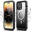 IP68 Waterproof Case + Strap for iPhone 14 Pro (Black)