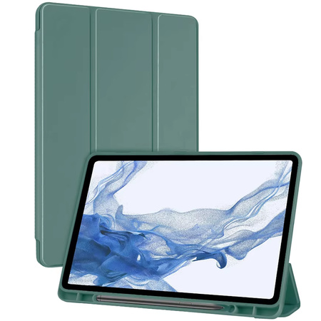 Etui Smart z uchwytem na rysik do Samsung Galaxy Tab S6 Lite 2022/24 10.4", zielone