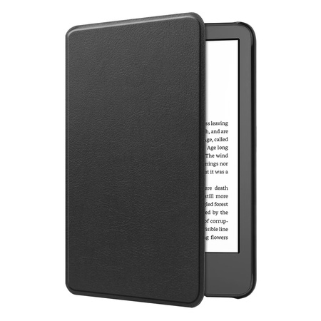 Puzdro Smart na Kindle 11 2022 Gen.11, čierne - ochranné so stojanom, prístup k portom a tlačidlám