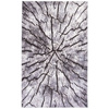 NOVO Strado modern tree trunk carpet for living room delicate grey velvet pattern Grey Trunk 120x160 cm