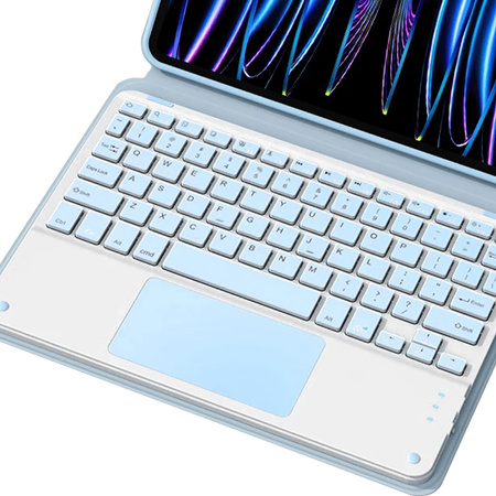 Etui z klawiaturą Bluetooth do Lenovo Tab P11 2nd Gen TB350FU TB350XU, niebieskie