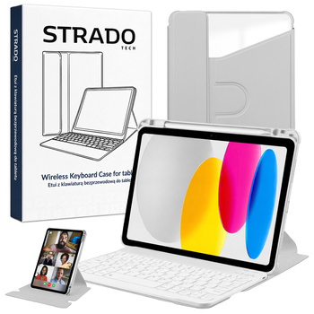 Etui klawiatura 360 iPad 11 2025/10 10.9 - Grey