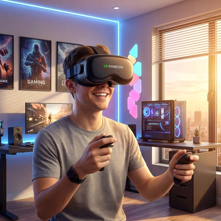 Okulary VR Shinecon G18 -  do smartfona na filmy, gry i VR wirtualna rzeczywistość