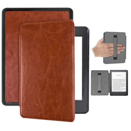 Etui Smart z uchwytem Kindle 10 2019 - Brown