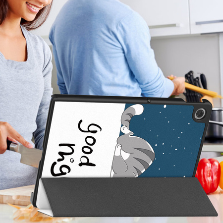 Puzdro grafické na Lenovo Tab 10.1 2025 s klapkou - ochranné so stojanom