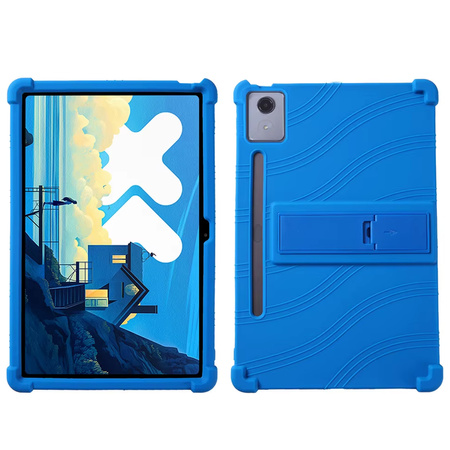Etui pancerne Armor do Lenovo Idea Tab Pro / Pro MT 12.7 12 / Pro MT 2025, niebieskie - ochronne z podstawką