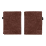 Etui z paskiem do Pocketbook Inkpad 4 / Color 2, brązowe - ochronne z podstawką