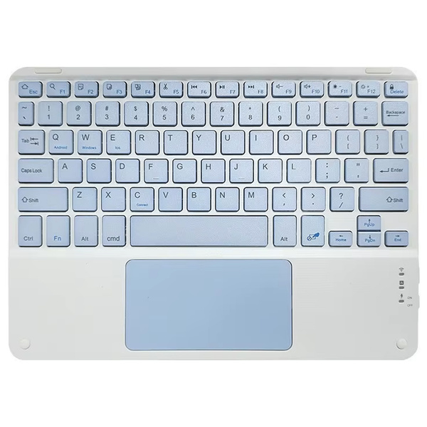 Etui z klawiaturą touchpad do iPad Air 11 M4 2026/ Air 11 M3 2025/ Air 11 M2 2024, gen. 8/ 7/ 6, niebieskie