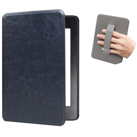Etui Leather Handle Kindle Paperwhite 6/ Colorsoft/ Signature Edition- Navy