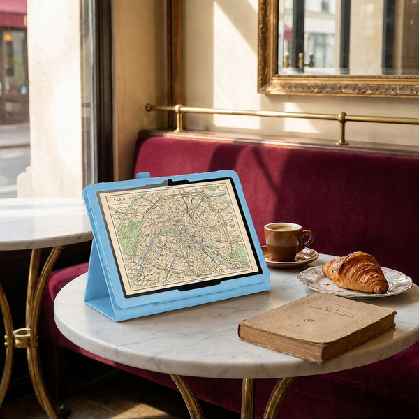 Etui do Lenovo Tab 10.1 2025 TB311FU TB311XU ZAEH0040PL z klapką - niebieskie