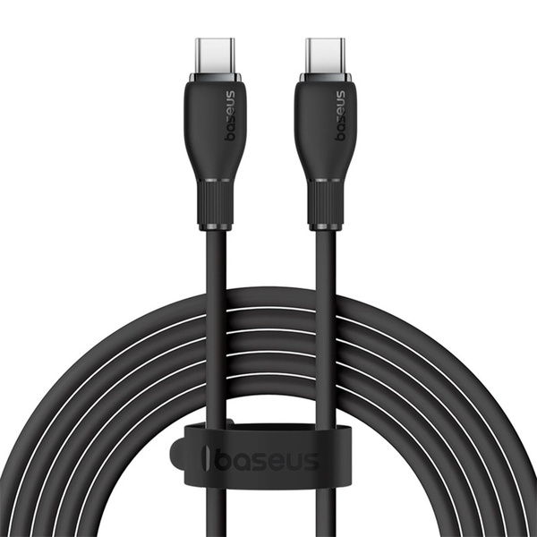 Kábel Baseus Pudding Series USB-C 100W 1,2m, čierny