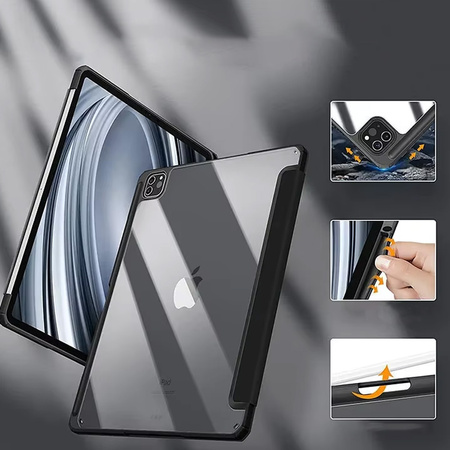 Hard Crystal Case for iPad Pro 11th Gen. 5 2024 (Black)