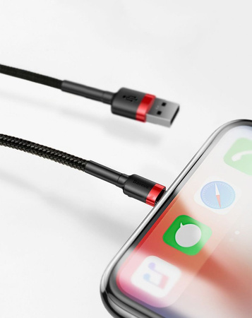 Kabel USB-C Baseus Quick Charge 3.0 - 2m (Czerwony)