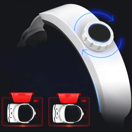 Okuliare VR 3D 360 Shinecon G02EF so slúchadlami - na smartfón