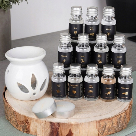 Fragrance fireplace with oils ceramic 15 el.