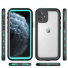 Puzdro vodeodolné 360 IP68 na iPhone 12 Mini, čierne - ochranné so stojanom, prístup k portom a tlačidlám