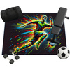 3D Strado FOOTBALL carpet 120x170 cm modern with football motif for youth and sports fan