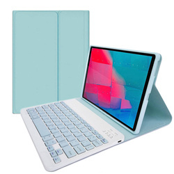 Etui z klawiaturą do Lenovo M10 Plus 10.3 X606 / M10 Plus, niebieskie - ochronne z podstawką