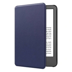 Etui Smart do Amazon Kindle 11 2022 eleganckie, granatowe - ochronne z podstawką, dostęp do portów i przycisków