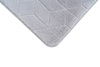 STRADO Rabbit 3D plush soft like rabbit anti-slip carpet 200x300 Silver
