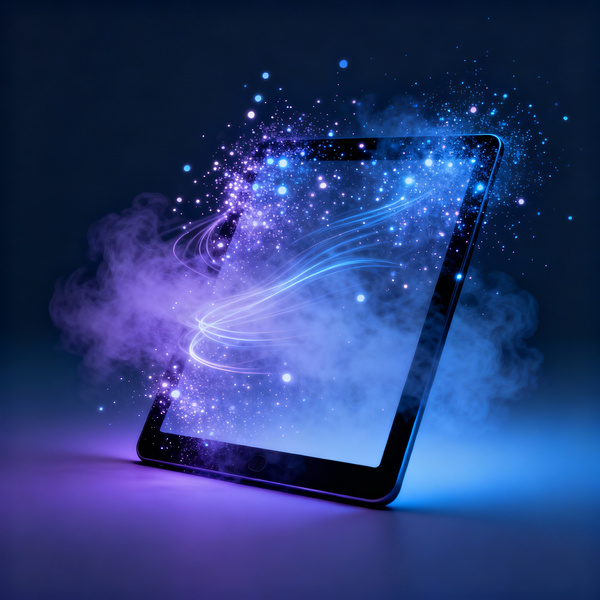 Etui klawiatura 360 iPad Air 13 2025/2024 - niebieskie