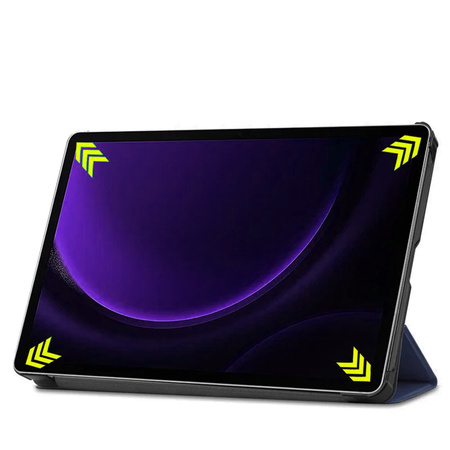 Puzdro Smart na Samsung Galaxy Tab S9 / S10 FE 10.9 SM / Galaxy Tab S9 FE 10.9 2023 / S10 FE 2025, tmavomodré - ochranné