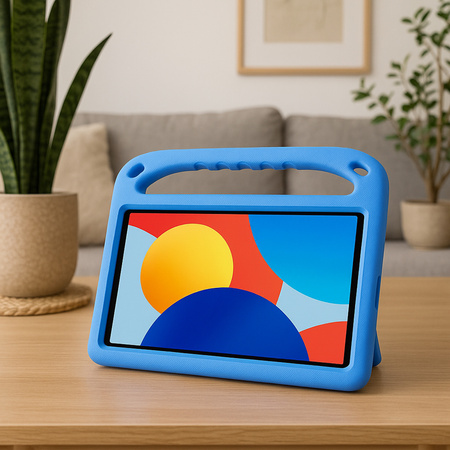 Puzdro FunColor na Redmi Pad SE 8.7 2024, modré - ochranné so stojanom, prístup k portom a tlačidlám