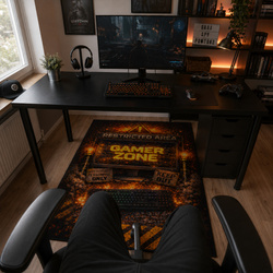 Dywan gamingowy 140x200 dla gracza mata pod fotel antypoślizgowy Restricted