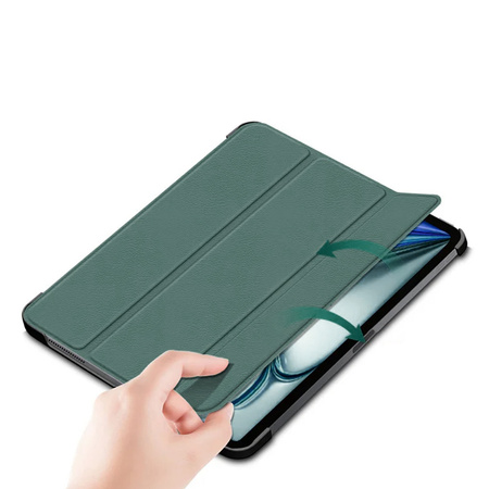 Puzdro Smart Case obal na iPad Air 13 Gen 6 2024 A2903 A2904 / Gen. 6 A2898, zelené - ochranné