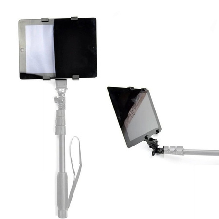 Strado tablet holder for tripod - universal holder with 1/4" thread compatible with iPad Galaxy Tab tripods and devices from 7 to 25 cm wide