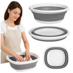 Silicone bowl collapsible universal container - L 36x26x14,8 cm