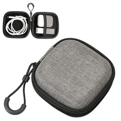 Universal hard case for headphones square (Gray)